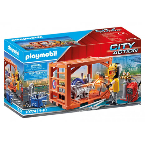 Fabrikant van Playmobil City-containers