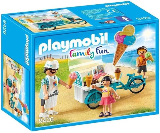 Playmobil Familie-ijskar