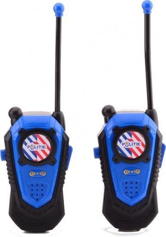 POLITIE WALKIE TALKIE BEREIK +/- 80 MTR.