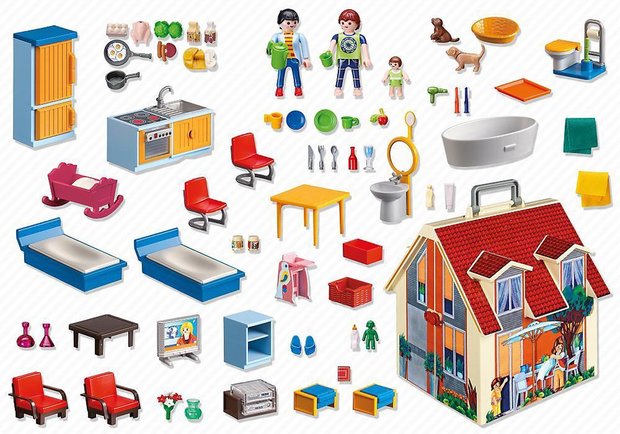 PLAYMOBIL Dollhouse Mijn meeneempoppenhuis