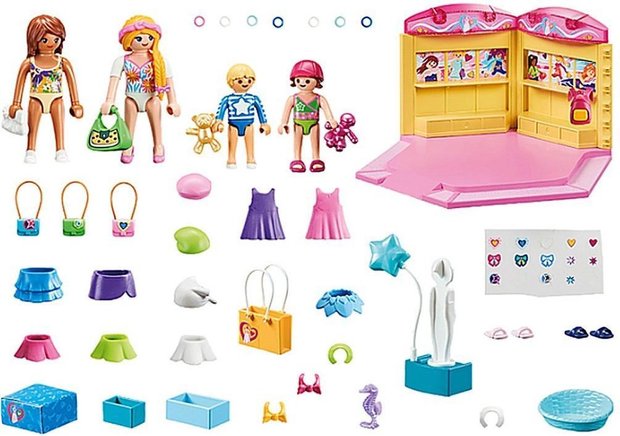 PLAYMOBIL City Life Modewinkel kinderen - 70592 - Multicolor