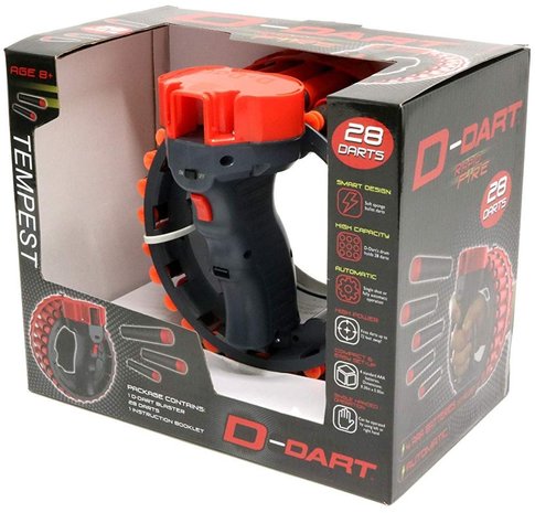 D-DART TEMPEST BLASTER RAPID GUN B/O 22X25,5CM