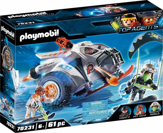 PLAYMOBIL Top Agents Spy Team sneeuwmobiel - 70231