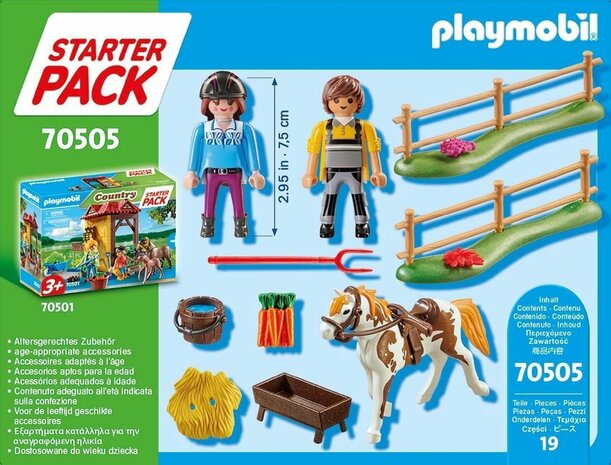 PLAYMOBIL Country Starterpack manege uitbreidingsset - 70505